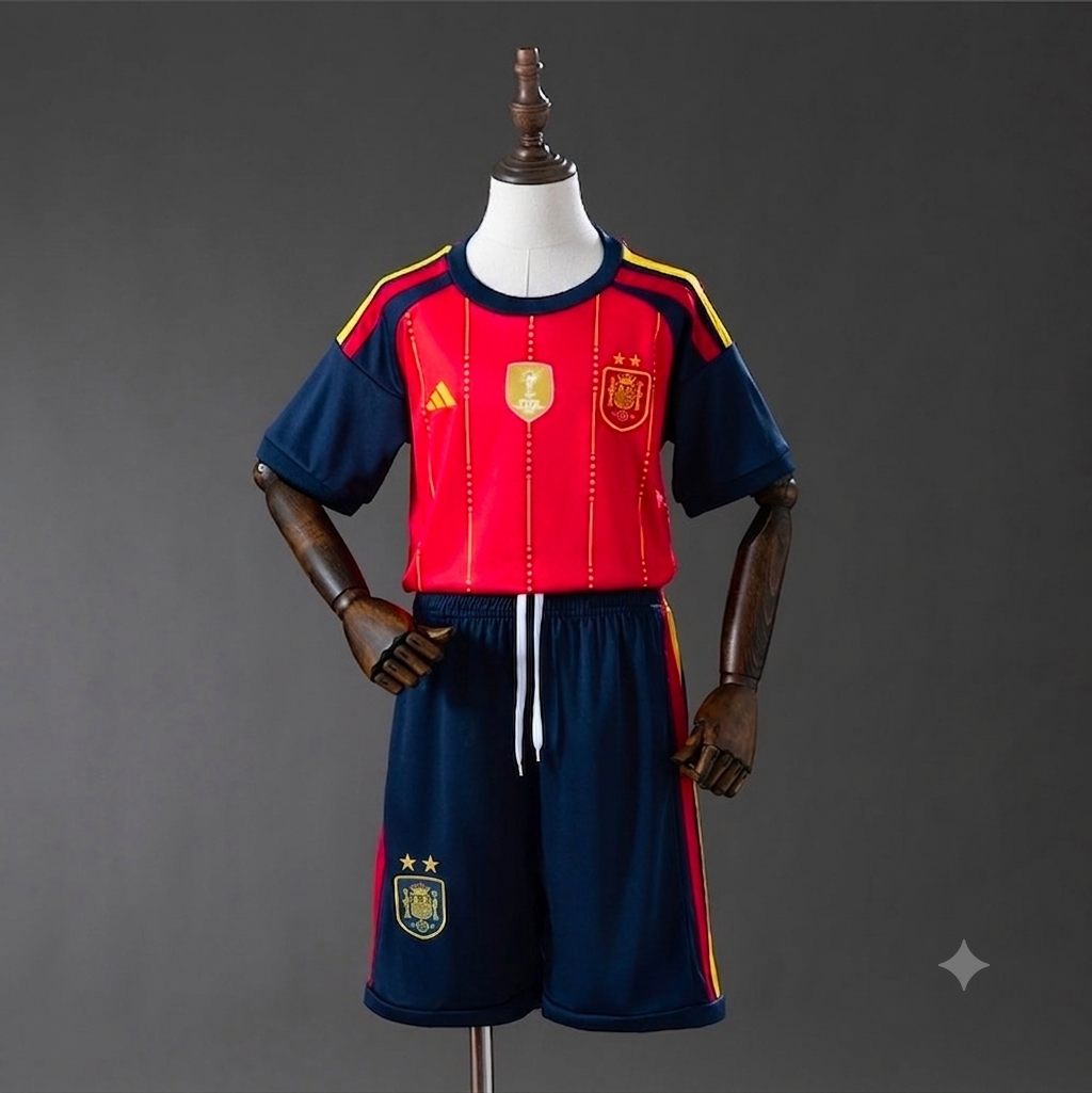 Equipación Infantil Selección España 2 Estrellas 2026 Segunda | Pumafy